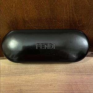 Fendi Glossy Black Eyewear Case
